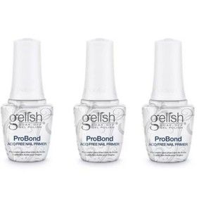 NEW 3 PCs Harmony Gelish Soak-Off Pro BOND STRONGER (Nail Prep) 0.5oz/15ml